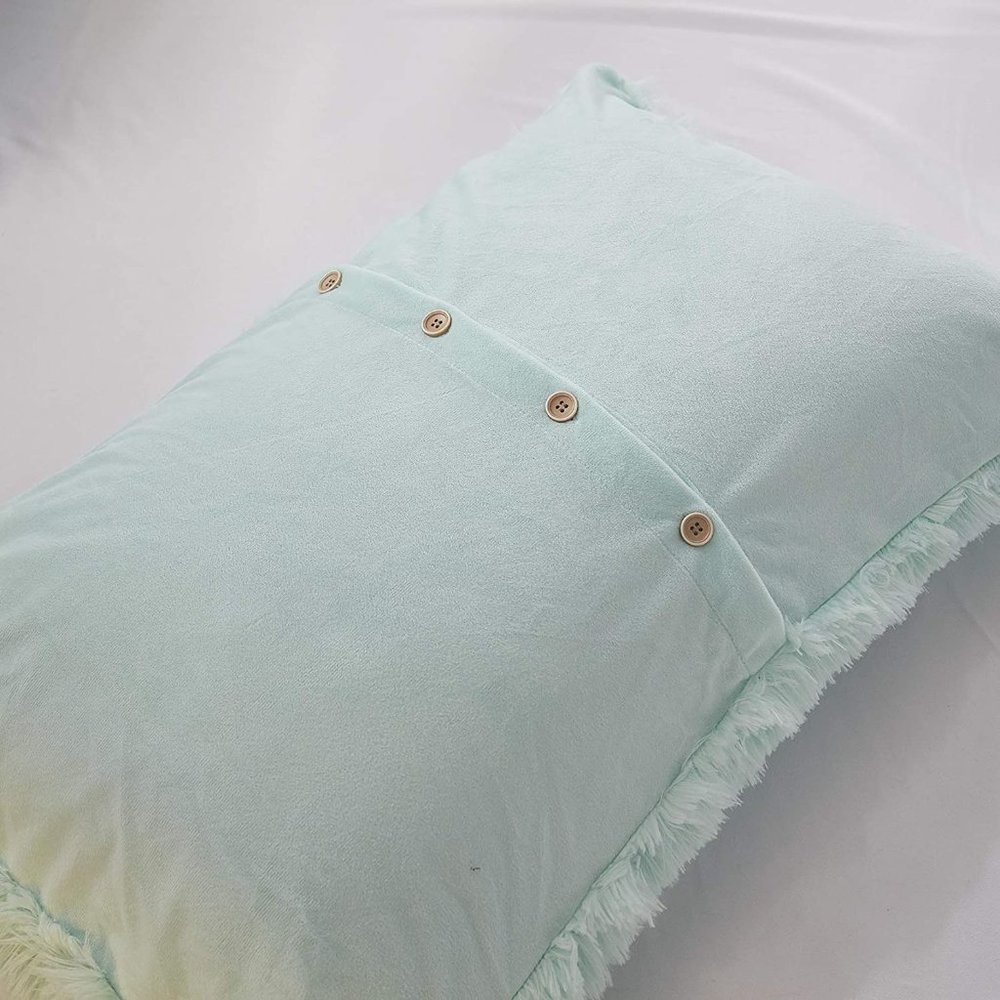 FLASH SALE $90 OFF  Shaggy Fluffy Faux Fur Duvet Cover Velvety Bedding Set - Picture 4 of 16